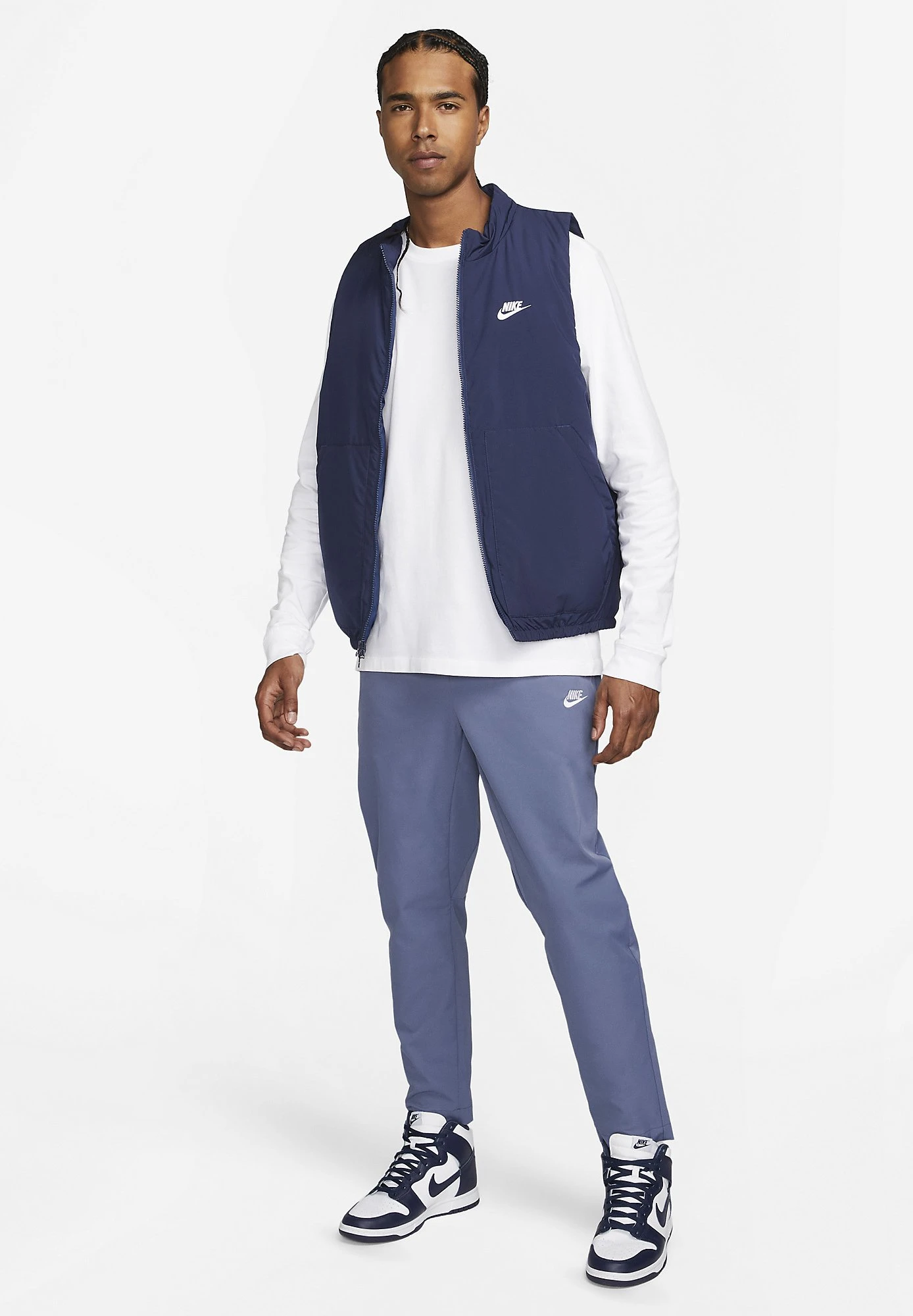 Nike Sportswear Club Taper- Tracksuit Bottoms - Diffused Blue/White 1 Nike Sportswear Club Taper- Tracksuit Bottoms - Diffused Blue/White