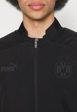 Puma Bvb Borussia Dortmund Prematch Jacket - Club Wear - Black -Clothing Sale Store 02431e35519a4bed88f66ec8a7282ec4