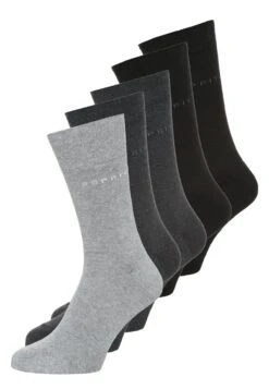 ESPRIT Solid-Mix 5-Pack Sustainable Cotton-Mix - Socks - Black