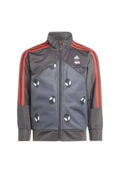 Adidas Sportswear X Marvel Spider - Training Jacket - Grey Six Black Bright Red