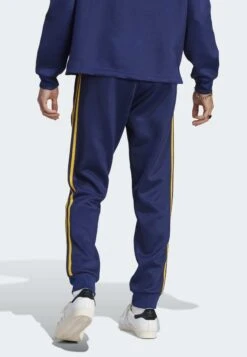 Adidas Originals Adicolor Classics+ Sst - Tracksuit Bottoms - Dark Blue Crew Yellow