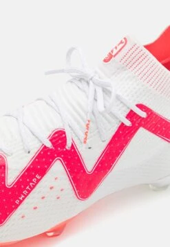 Puma Future Ultimate Fg/Ag - Moulded Stud Football Boots - White/Fire Orchid -Clothing Sale Store 063898f5bad74a13b33e2c70fd41fcec