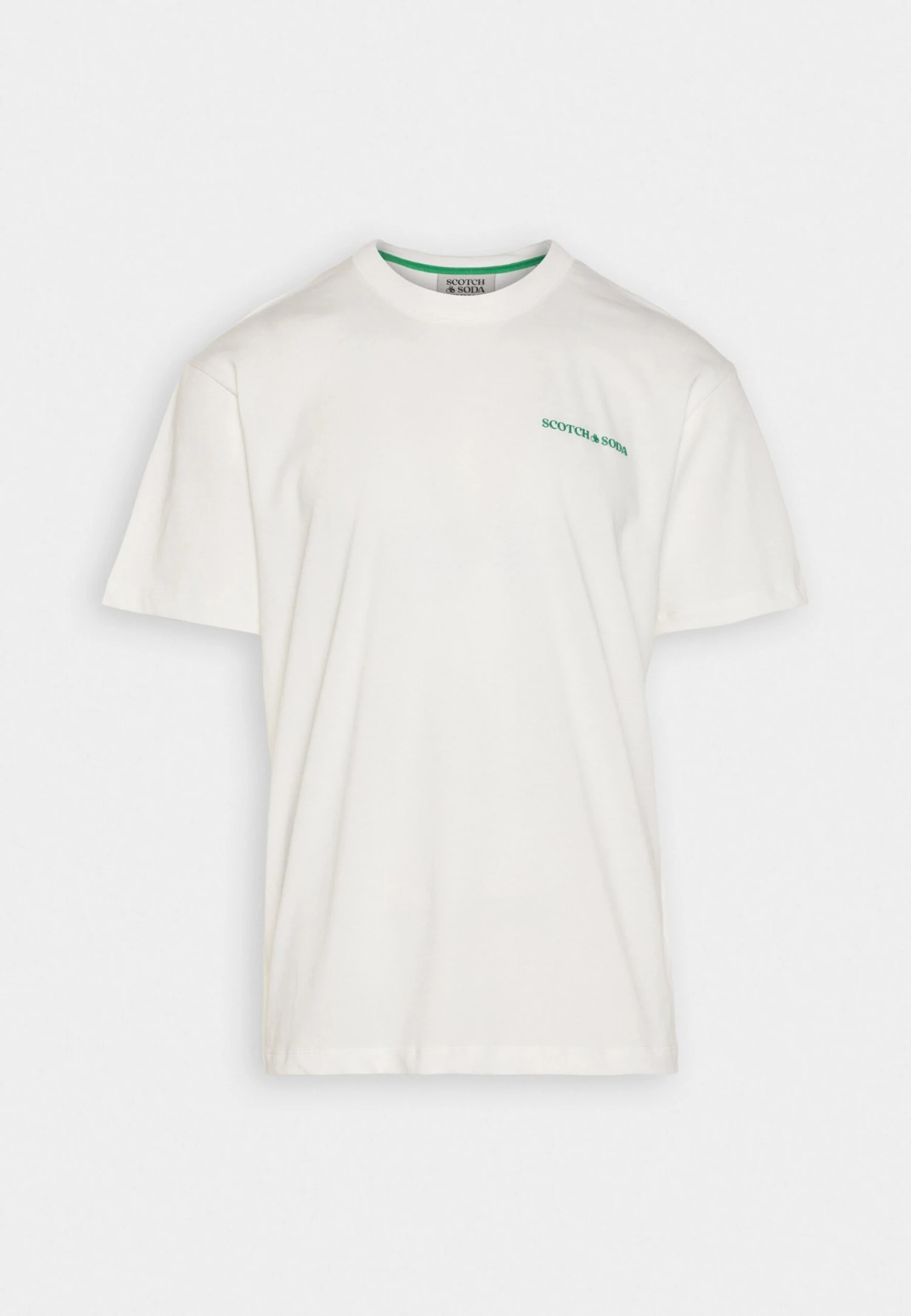 Scotch & Soda Unisex - Basic T-Shirt - Denim White 4 Scotch & Soda Unisex - Basic T-Shirt - Denim White - Image 4