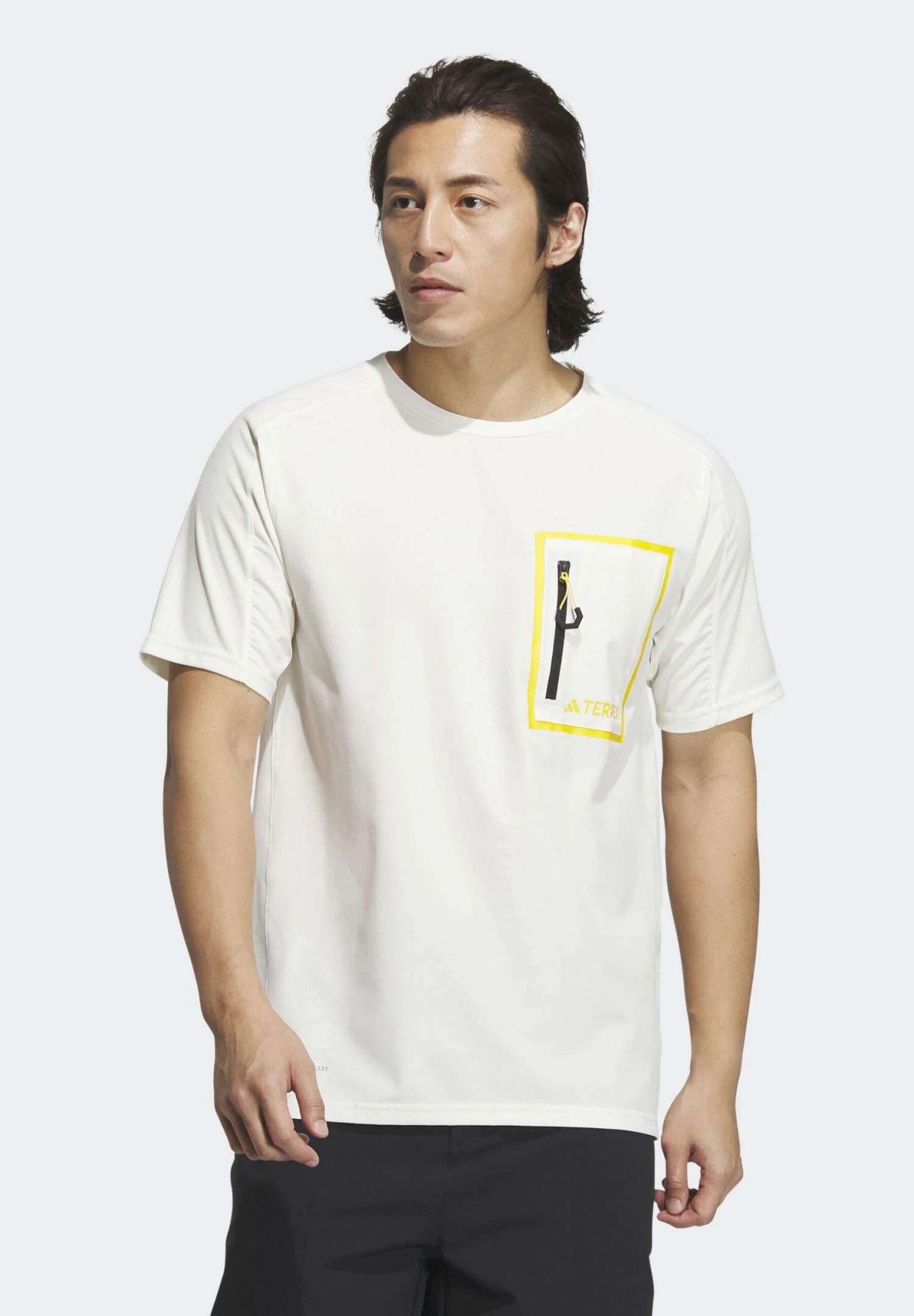 ADIDAS PERFORMANCE Natgeo Ss - Print T-Shirt - Off White 1 ADIDAS PERFORMANCE Natgeo Ss - Print T-Shirt - Off White