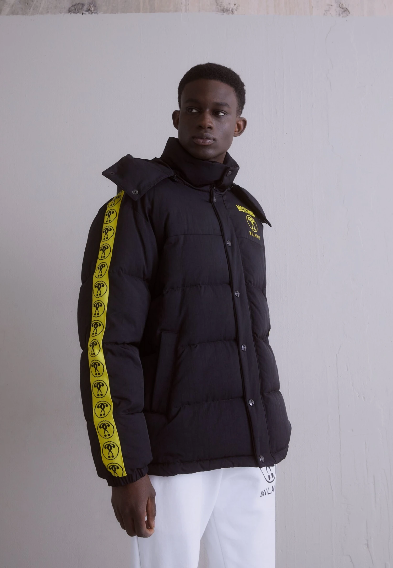 MOSCHINO Long Jacket - Winter Coat - Black 1 MOSCHINO Long Jacket - Winter Coat - Black