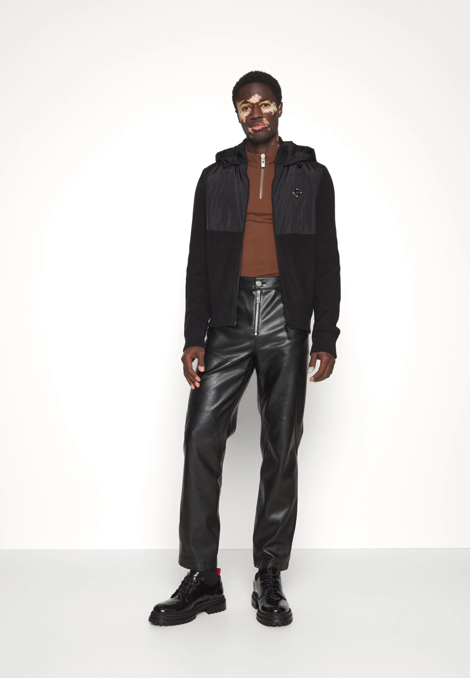 J.Lindeberg Perry Hybrid Hood Jacket - Cardigan - Black 5 J.Lindeberg Perry Hybrid Hood Jacket - Cardigan - Black - Image 5