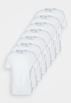 Jack & Jones Jacbasic Crew Neck Tee 7 Pack - Undershirt - White -Clothing Sale Store 108244dafb274b63b4cc1cb438b05579