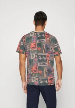 Kaotiko Unisex - Print T-Shirt - Orange -Clothing Sale Store 12336d689e3845ceafcbe54dbabb6561