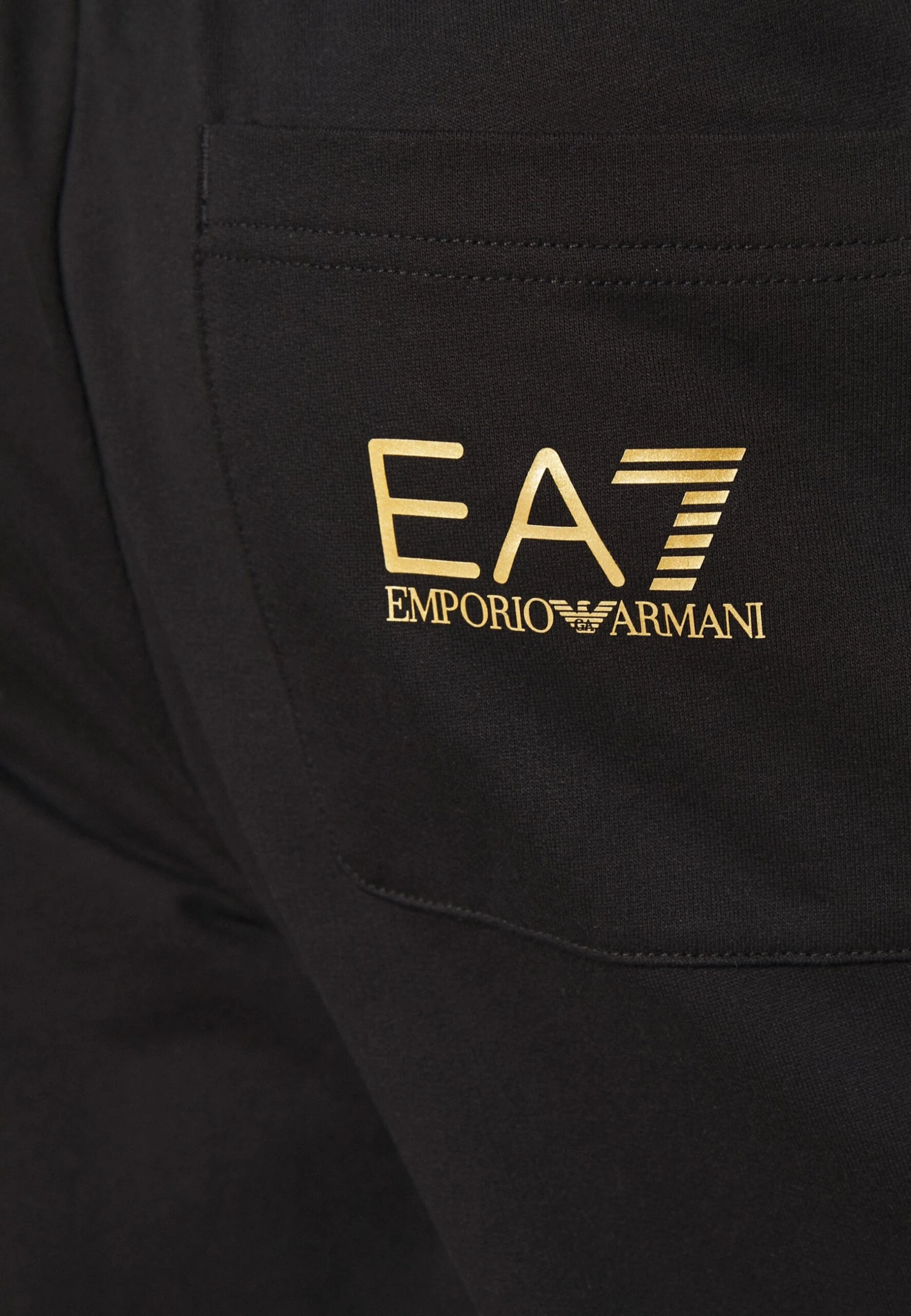 EA7 Emporio Armani Trouser - Tracksuit Bottoms - Black/Gold 6 EA7 Emporio Armani Trouser - Tracksuit Bottoms - Black/Gold - Image 6
