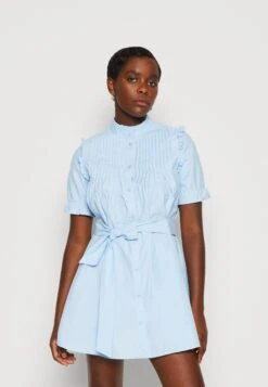 Noisy May Nmfrig Dress - Shirt Dress - Cerulean