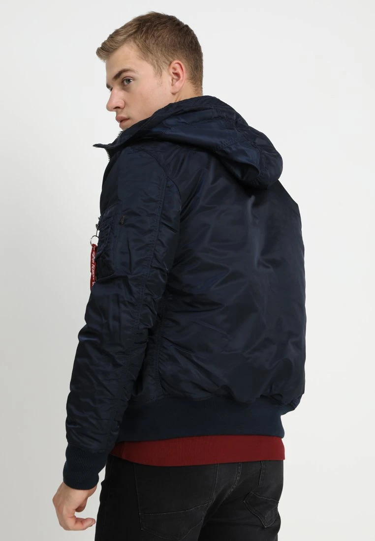 Alpha Industries Hooded - Light Jacket - Rep Blue 3 Alpha Industries Hooded - Light Jacket - Rep Blue - Image 3