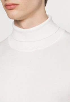 Lindbergh Mélange Roll Neck- Jumper - Off White 13 Lindbergh Mélange Roll Neck- Jumper - Off White -Clothing Sale Store 2db7775320c847a48e46596542646037