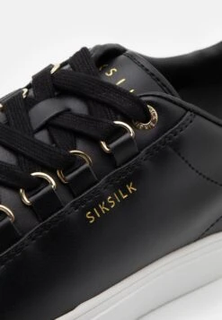 SikSilk D-Ring Lace Up - Trainers - Black/White/Gold -Clothing Sale Store 2e6dec9b04f647a19eccd31997876080