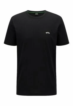 Boss Tee Curved - Basic T-Shirt - Black -Clothing Sale Store 2e74b5e083654795905670a36ec16d85