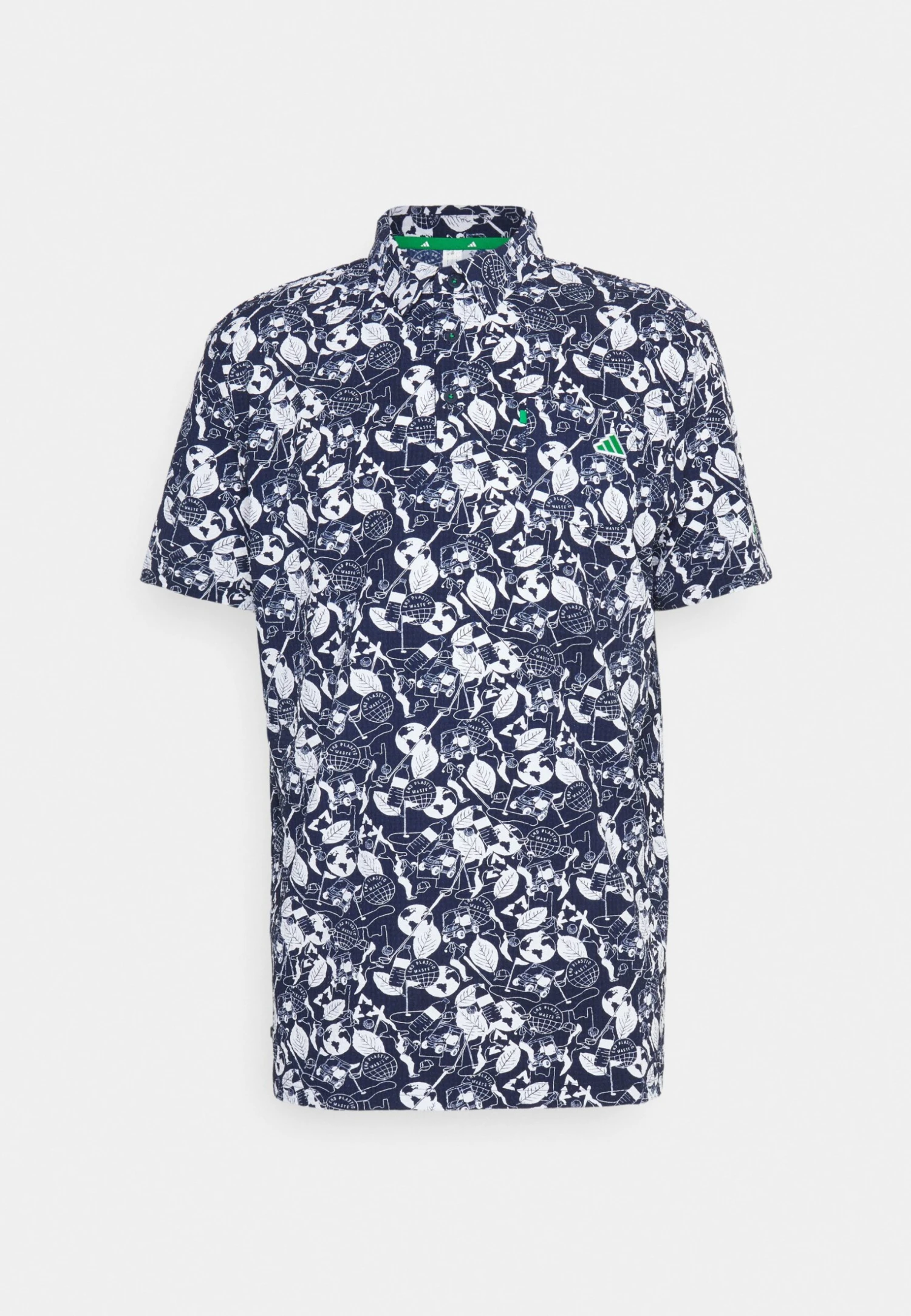 Adidas Golf Playgreen- Polo Shirt - Collegiate Navy/White 4 Adidas Golf Playgreen- Polo Shirt - Collegiate Navy/White - Image 4