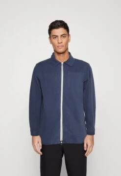 Revolution Overshirt With Zipper Closure - Light Jacket - Navy