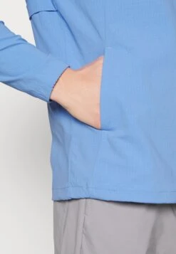 Adidas Golf Mens Ripstop Quarter Zip Hoodie - Hardshell Jacket - Blue Fusion -Clothing Sale Store 316594921e134ecf9844b536f27a774f