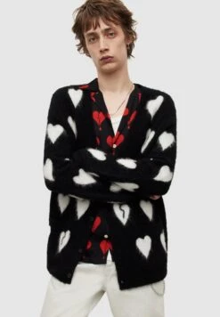 AllSaints Amore - Cardigan - Black/White