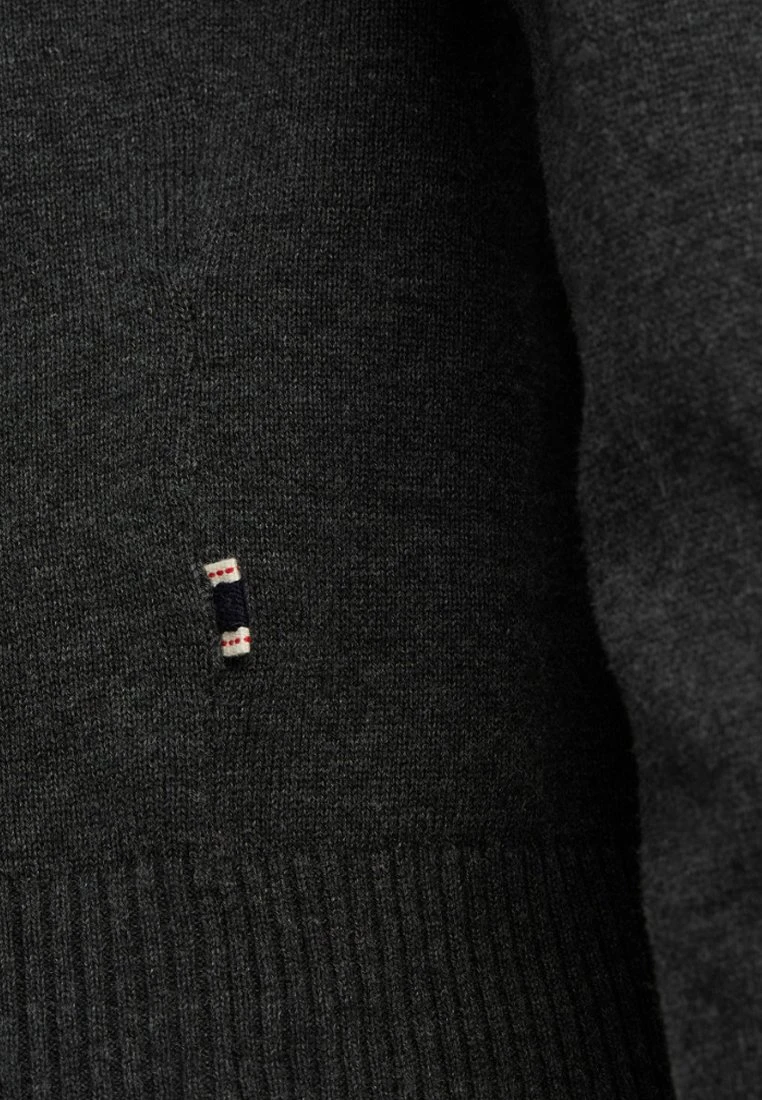 Jack & Jones Jjebasic- Jumper - Dark Grey 5 Jack & Jones Jjebasic- Jumper - Dark Grey - Image 5