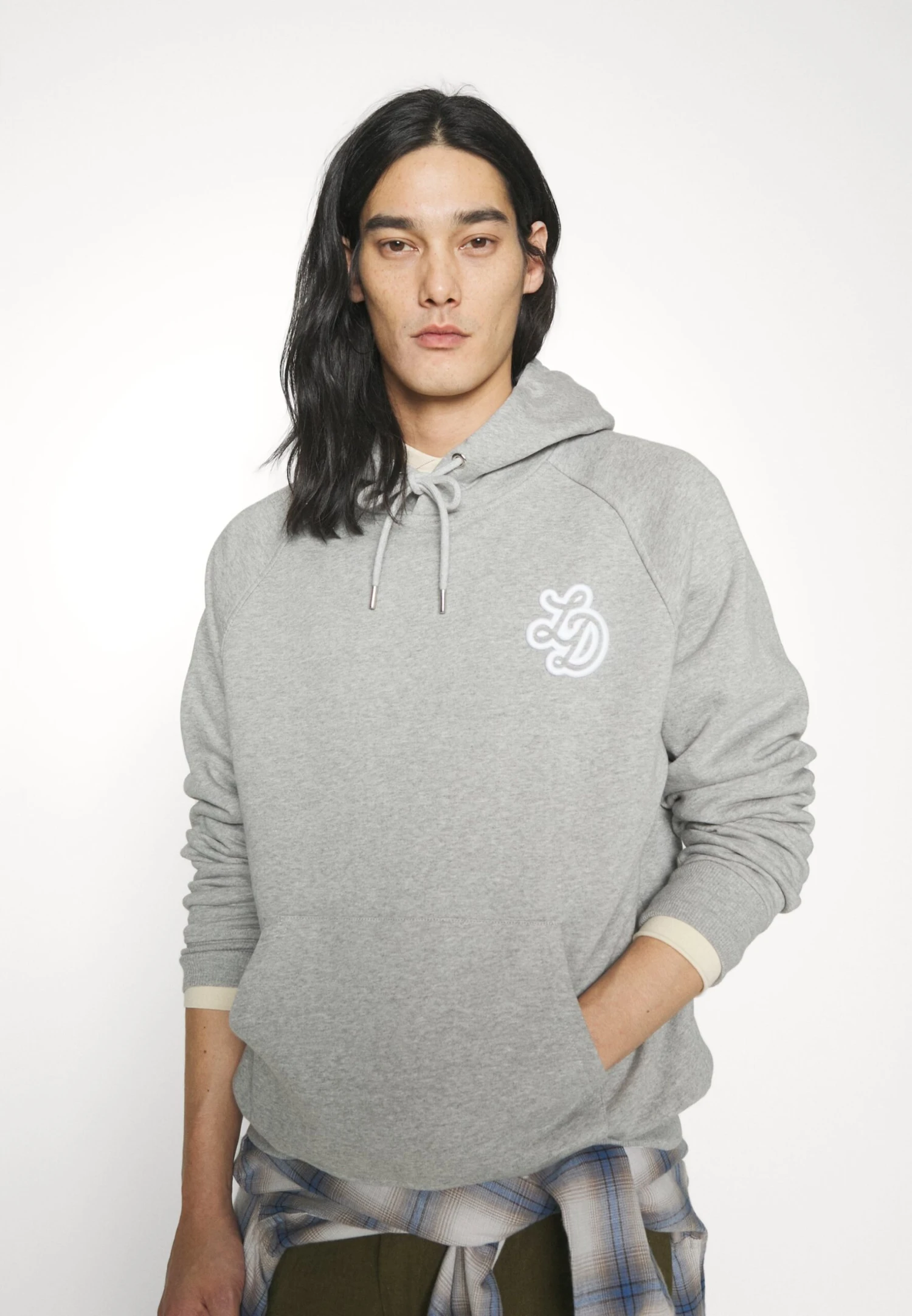 Les Deux Darren Hoodie - Sweatshirt - Light Grey Mélange 4 Les Deux Darren Hoodie - Sweatshirt - Light Grey Mélange - Image 4