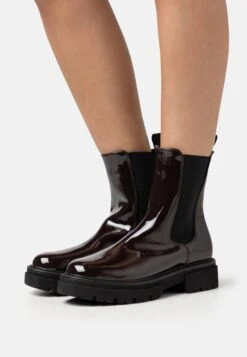 Clothing Sale Store 28 Trinity / W-19104H-3 / 704 - Beige - Platform Ankle Boots - Brown