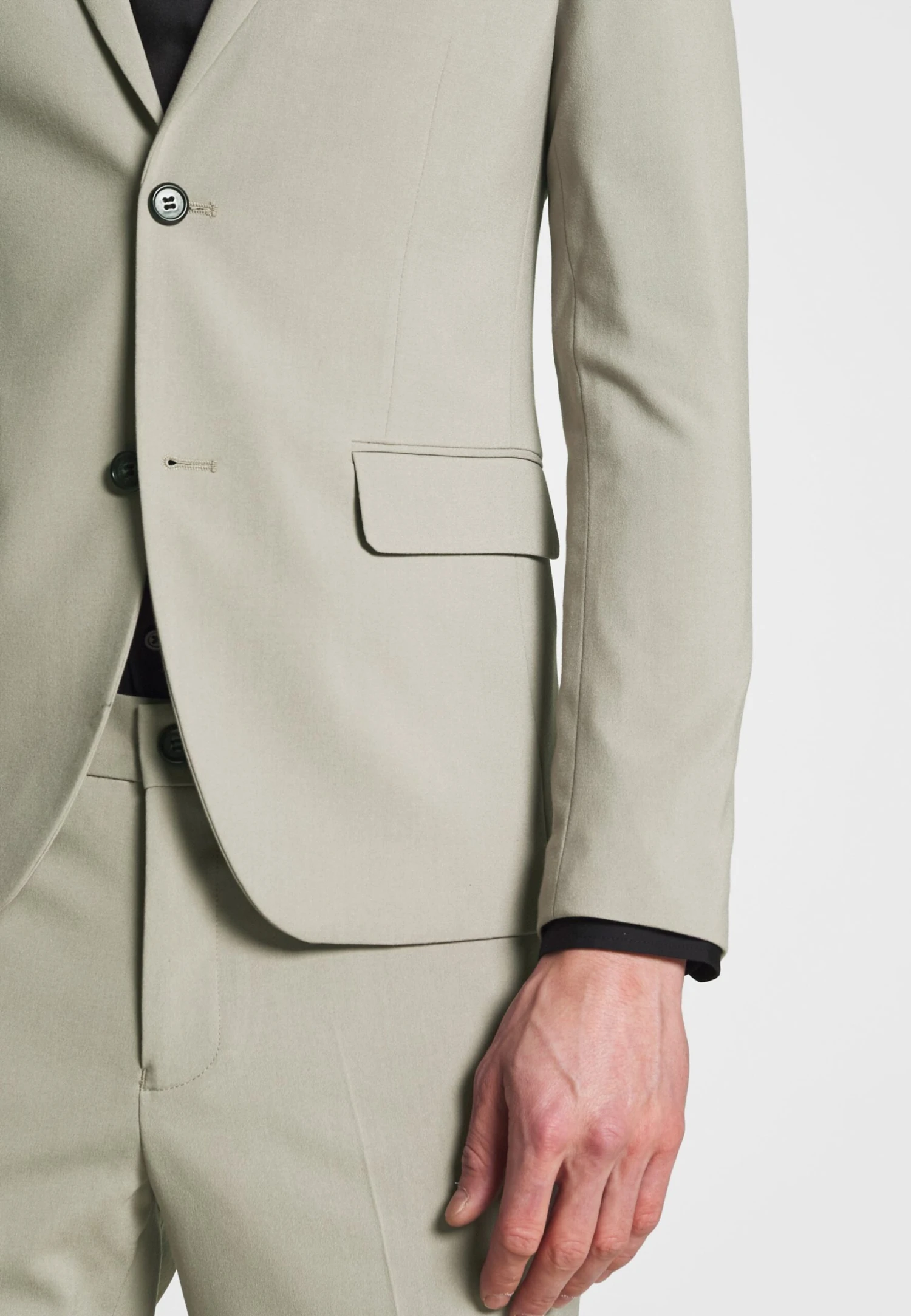 Lindbergh Slim Fit Plain Mens Suit - Suit - Sand 9 Lindbergh Slim Fit Plain Mens Suit - Suit - Sand - Image 9