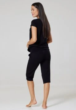 Happy Mama Maternity Nursing- Pyjama Set - Black -Clothing Sale Store 3adb0e8c76af41f39756850ab1486639