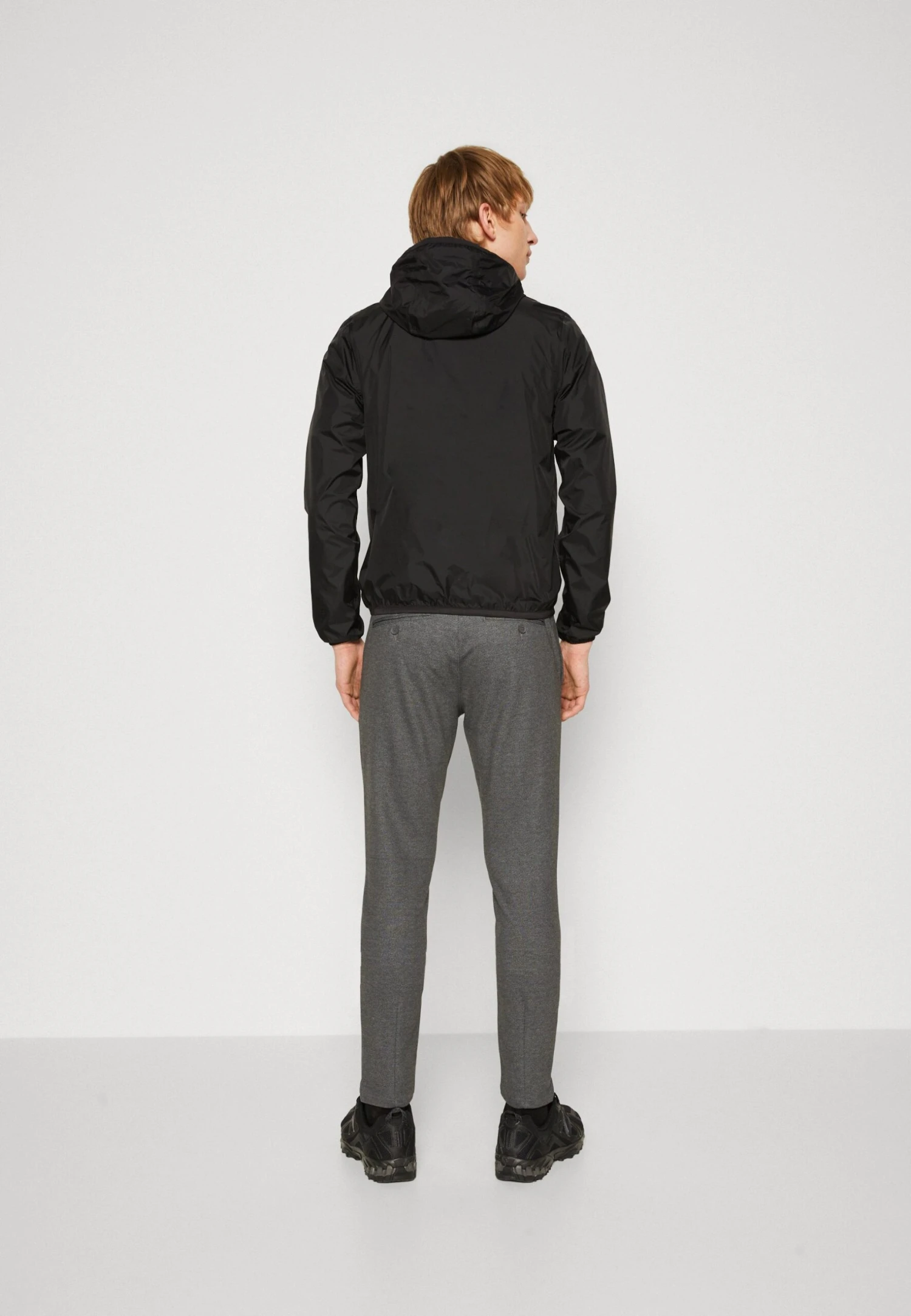 K-Way Jacques Plus Double Unisex - Waterproof Jacket - Black/Orange 3 K-Way Jacques Plus Double Unisex - Waterproof Jacket - Black/Orange - Image 3