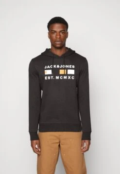 Jack & Jones Jcofreddie Hood- Sweatshirt - Black