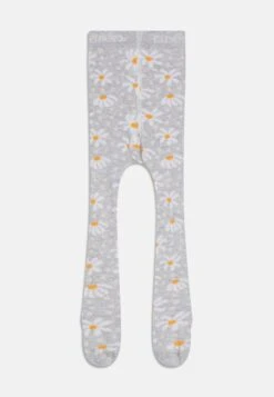 Ewers Babytights Big Flowers - Tights - Grau
