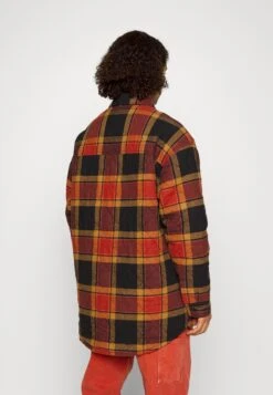 Parkside Overshirt - Short Coat - Zimmer Plaid Burnt Henna -Clothing Sale Store 4642fa770a7e4bc599cc5375d58af789