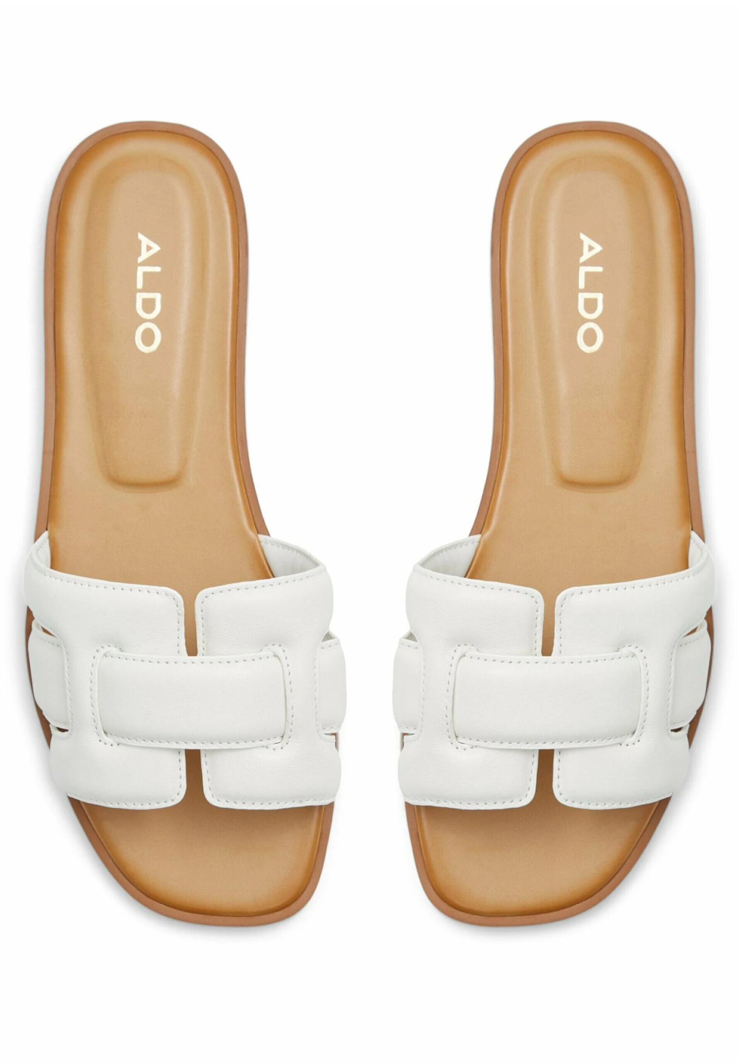 Aldo Slide Elenaa - Mules - White 4 Aldo Slide Elenaa - Mules - White - Image 4