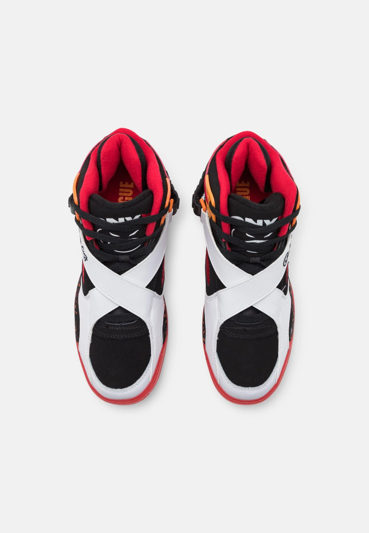 Ewing Rogue X Onyx - High-Top Trainers - Black/White/Chinese Red 4 Ewing Rogue X Onyx - High-Top Trainers - Black/White/Chinese Red - Image 4