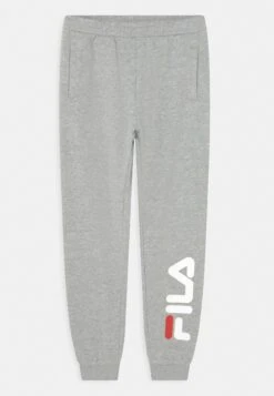 Fila Songe Logo- Tracksuit Bottoms - Light Grey Melange