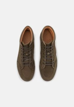 BELSTAFF Rally- High-Top Trainers - Dark Khaki -Clothing Sale Store 4d2796baffb1487b8ca9dcf4d1607b16
