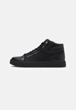 Calvin Klein Top Lace Up Zip Mono - High-Top Trainers - Black