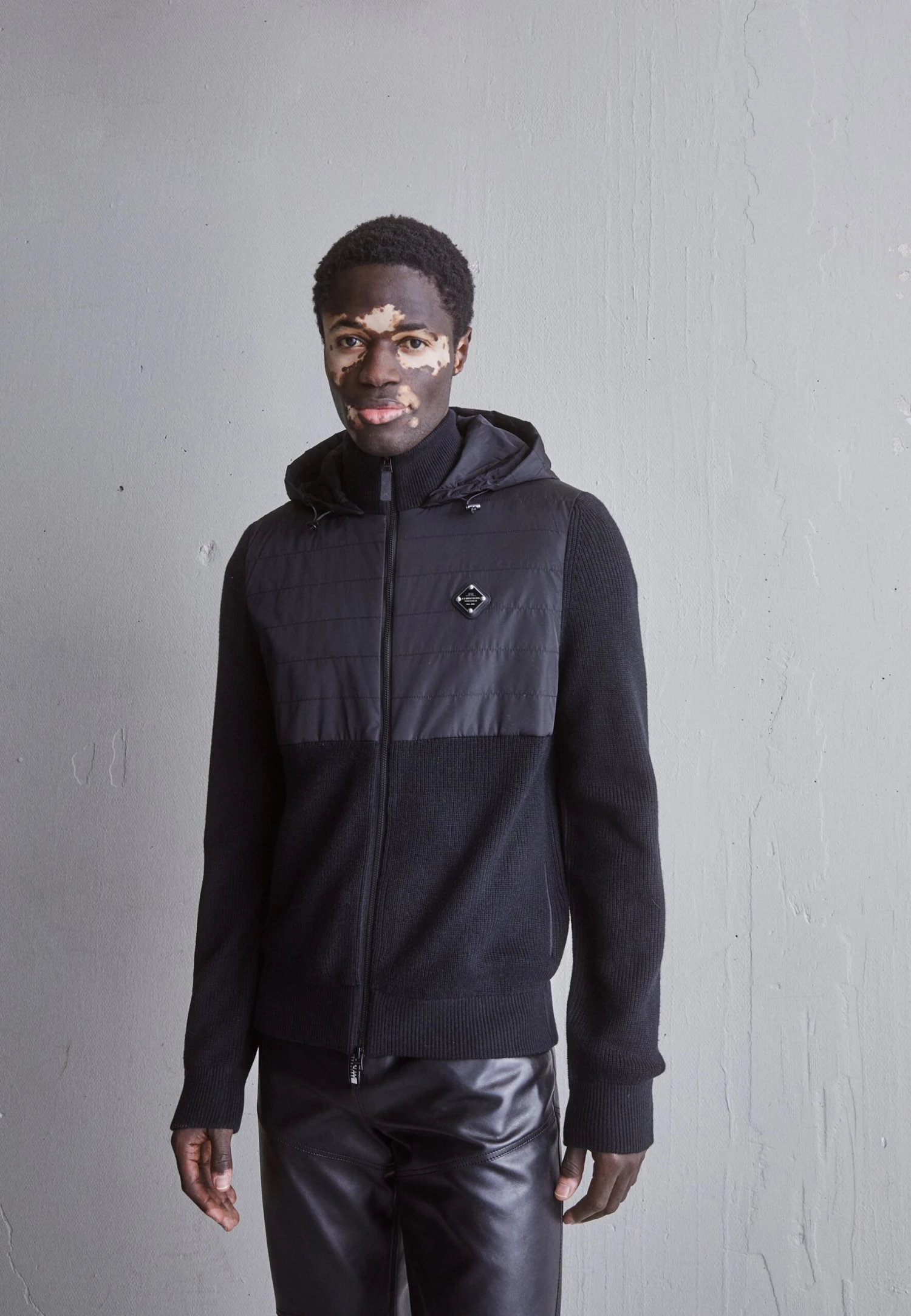 J.Lindeberg Perry Hybrid Hood Jacket - Cardigan - Black 1 J.Lindeberg Perry Hybrid Hood Jacket - Cardigan - Black