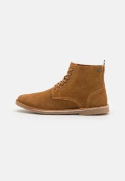 Jack & Jones Jfwbruce Boot - Lace-Up Ankle Boots - Cognac