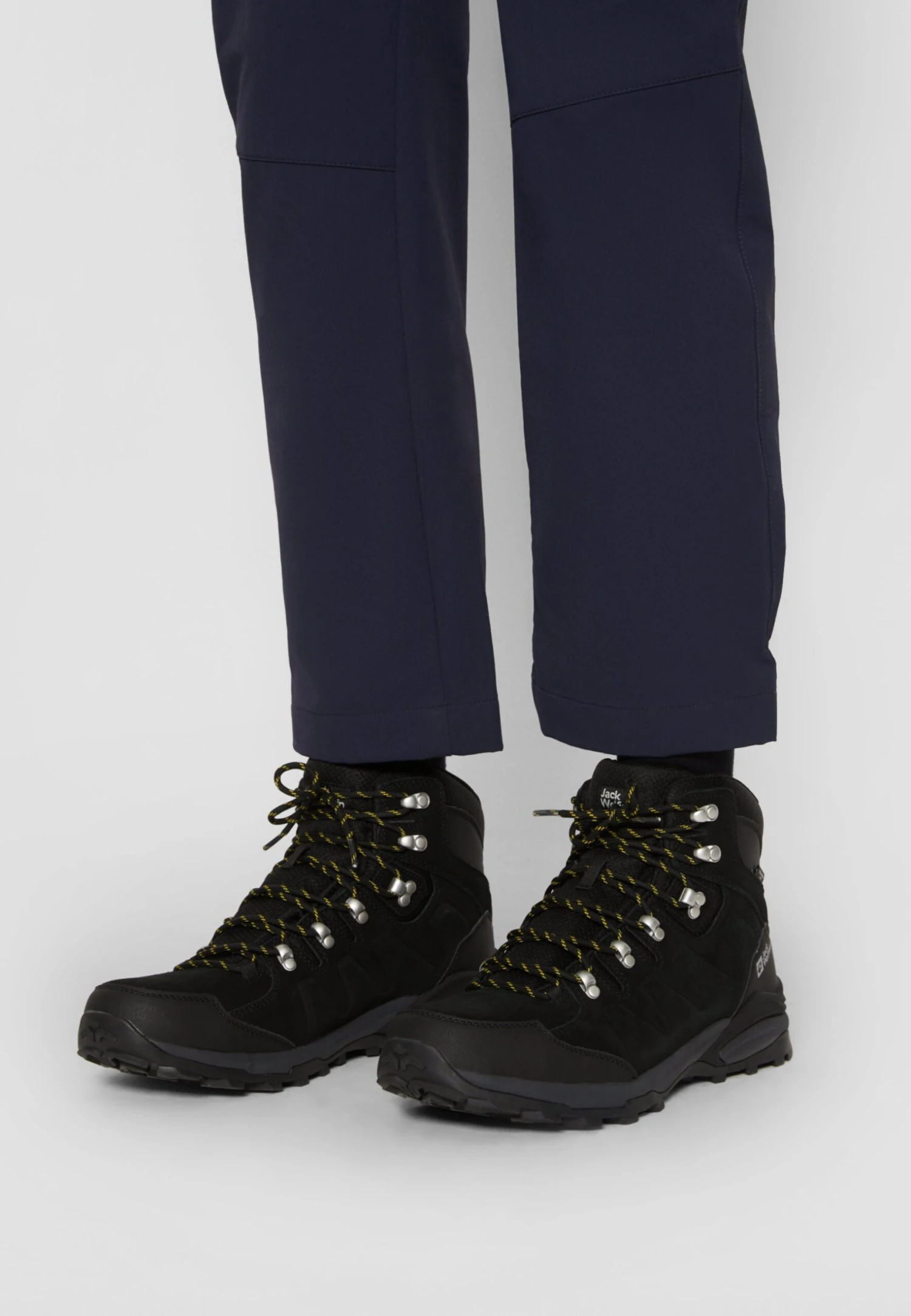 Jack Wolfskin Refugio Texapore Mid M - Hiking Shoes - Phantom/Burly Yellow 4 Jack Wolfskin Refugio Texapore Mid M - Hiking Shoes - Phantom/Burly Yellow - Image 4