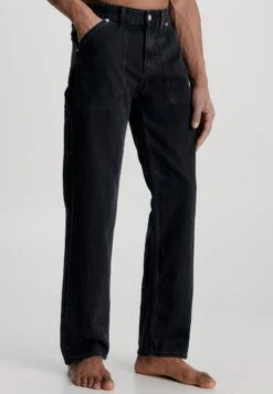 Calvin Klein Jeans Straight Workwear - Straight Leg Jeans - Denim Black