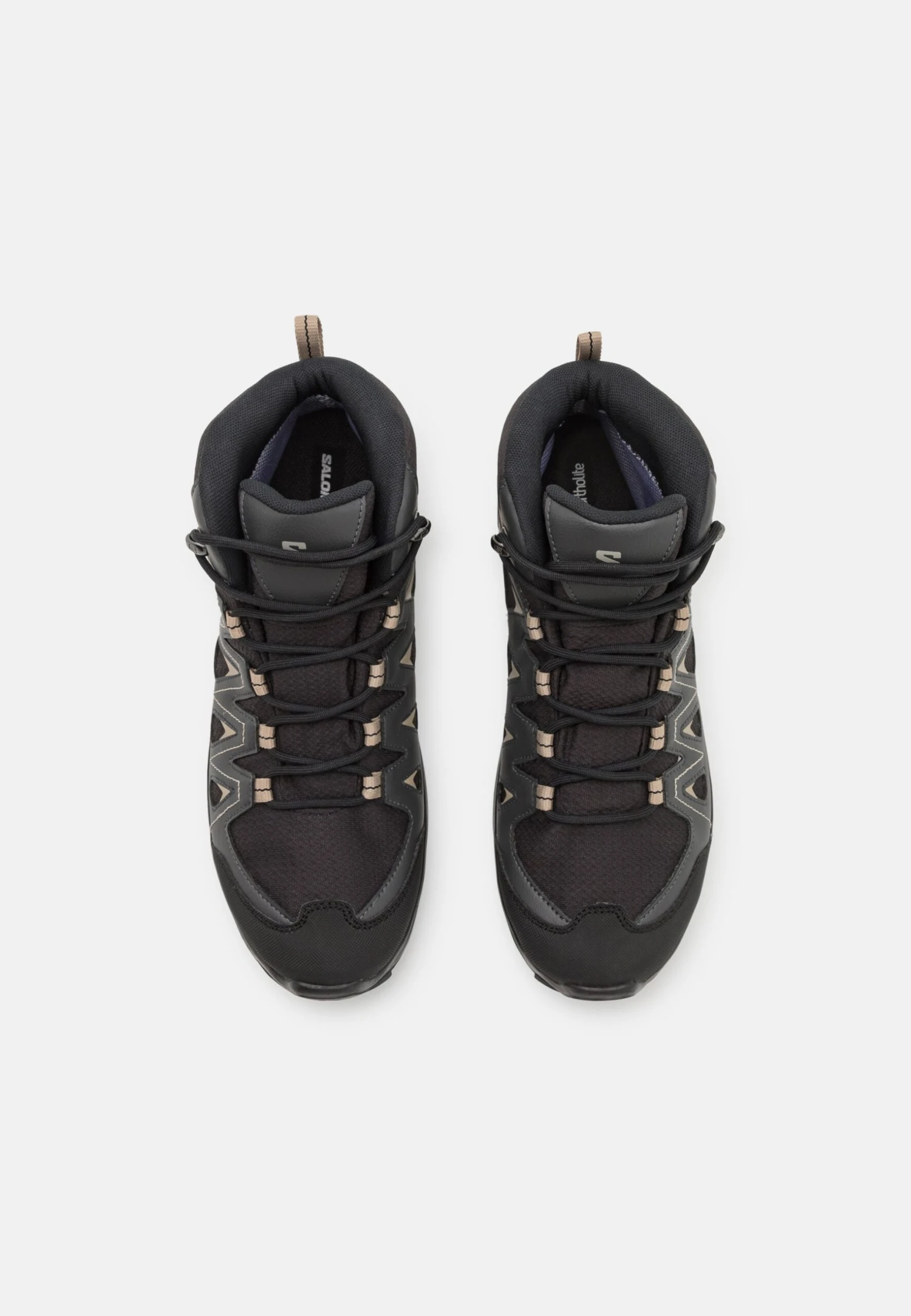 Salomon X Braze Mid Gtx - Hiking Shoes - Black/Phantom/Vintage Khaki 4 Salomon X Braze Mid Gtx - Hiking Shoes - Black/Phantom/Vintage Khaki - Image 4