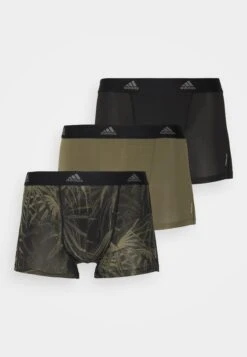 Adidas Sportswear Micro Trunk 3 Pack - Pants - Black/Palm/Kalamata -Clothing Sale Store 5ce394b81b1c4fb1b6ada2061666c202