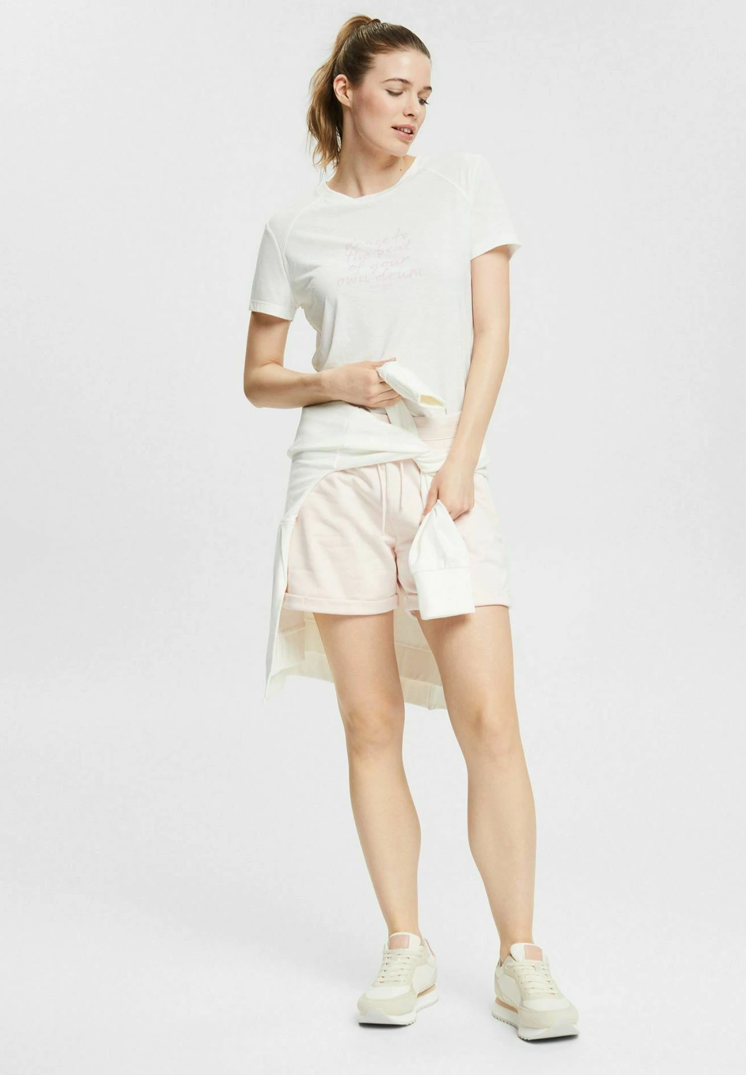 Mit Zippertaschen - Sports Shorts - Light Pink 1 Mit Zippertaschen - Sports Shorts - Light Pink