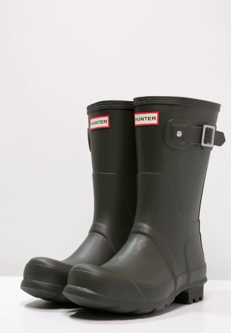 Hunter ORIGINAL Original Short - Wellies - Dark Olive 3 Hunter ORIGINAL Original Short - Wellies - Dark Olive - Image 3