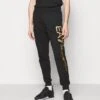 EA7 Emporio Armani Trouser - Tracksuit Bottoms - Black/Gold