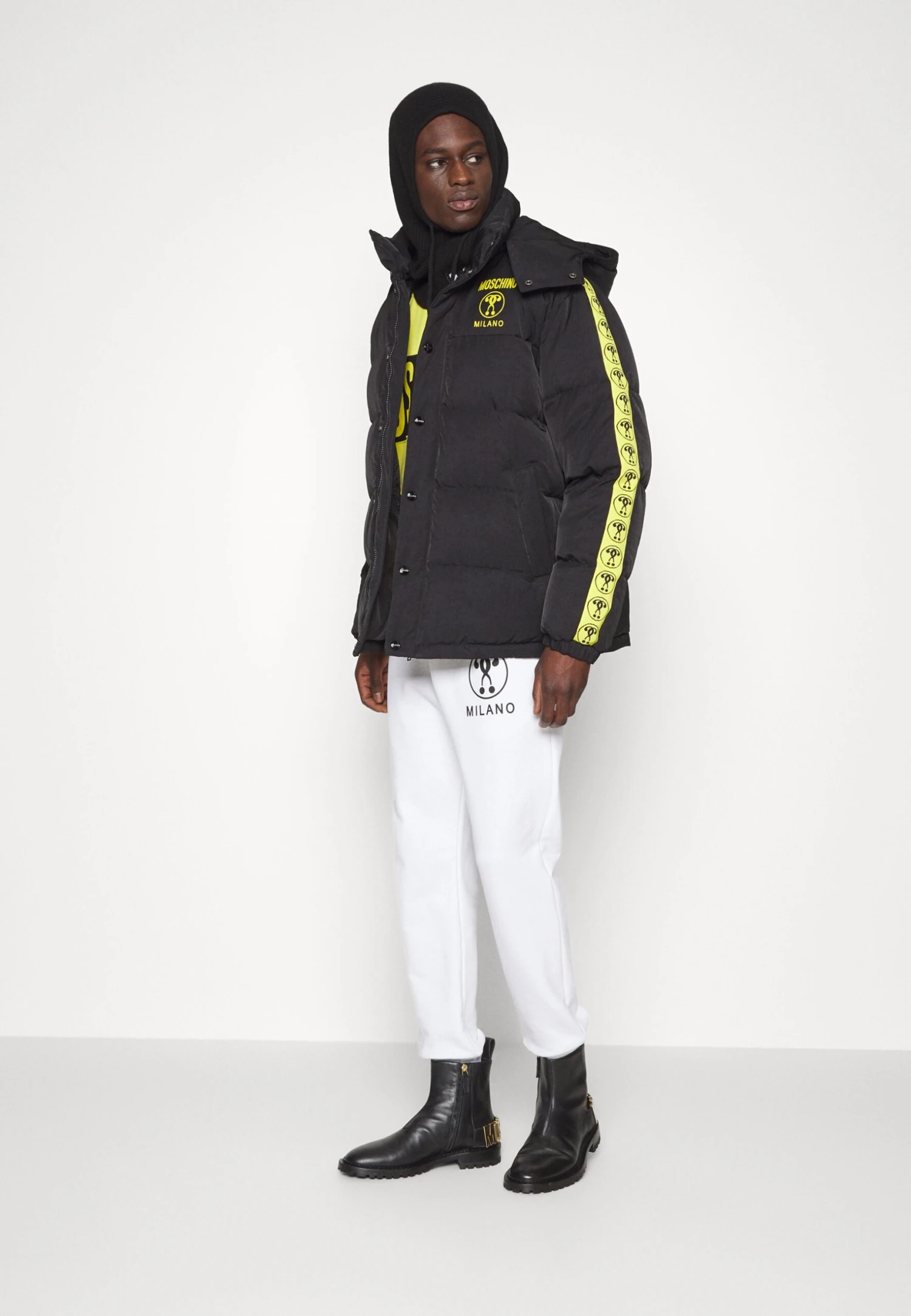 MOSCHINO Long Jacket - Winter Coat - Black 5 MOSCHINO Long Jacket - Winter Coat - Black - Image 5