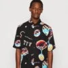 Edwin Saike Shirt Unisex - Shirt - Black/Multicolor