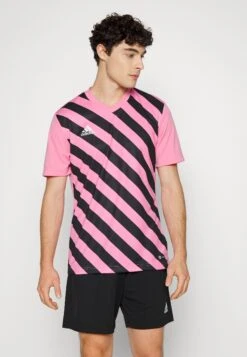 ADIDAS PERFORMANCE Entrada 22 Gfx - Football Shirt - Semi Pink Glow/Black