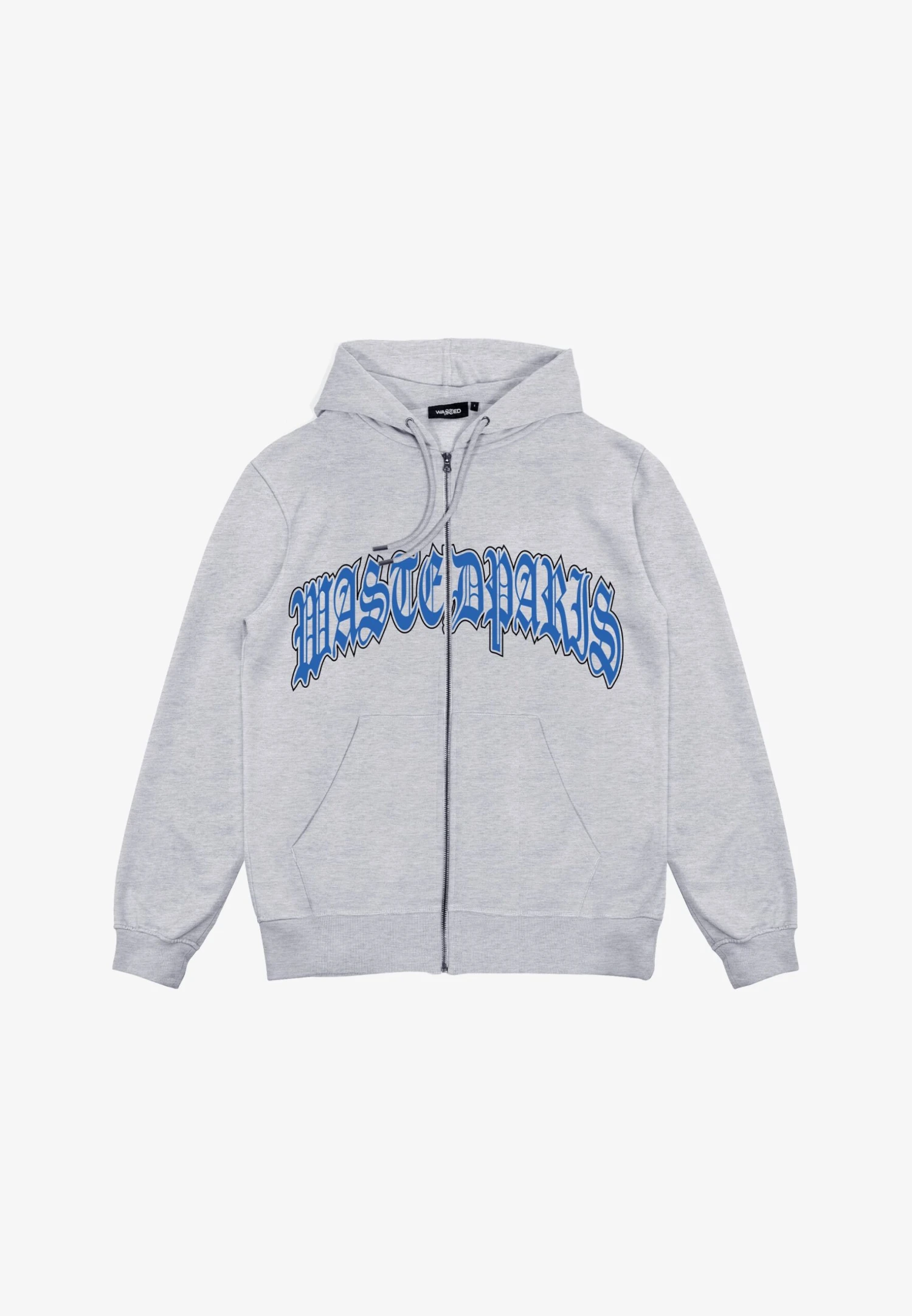 Unisex Hoodie Zip Kingdom - Zip-Up Sweatshirt - Ash Grey 4 Unisex Hoodie Zip Kingdom - Zip-Up Sweatshirt - Ash Grey - Image 4