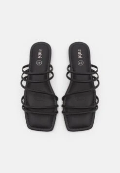 Frankie Strappy Slide - Mules - Black 10 Frankie Strappy Slide - Mules - Black -Clothing Sale Store 763a898e40f8423aad771c4dc26c95be